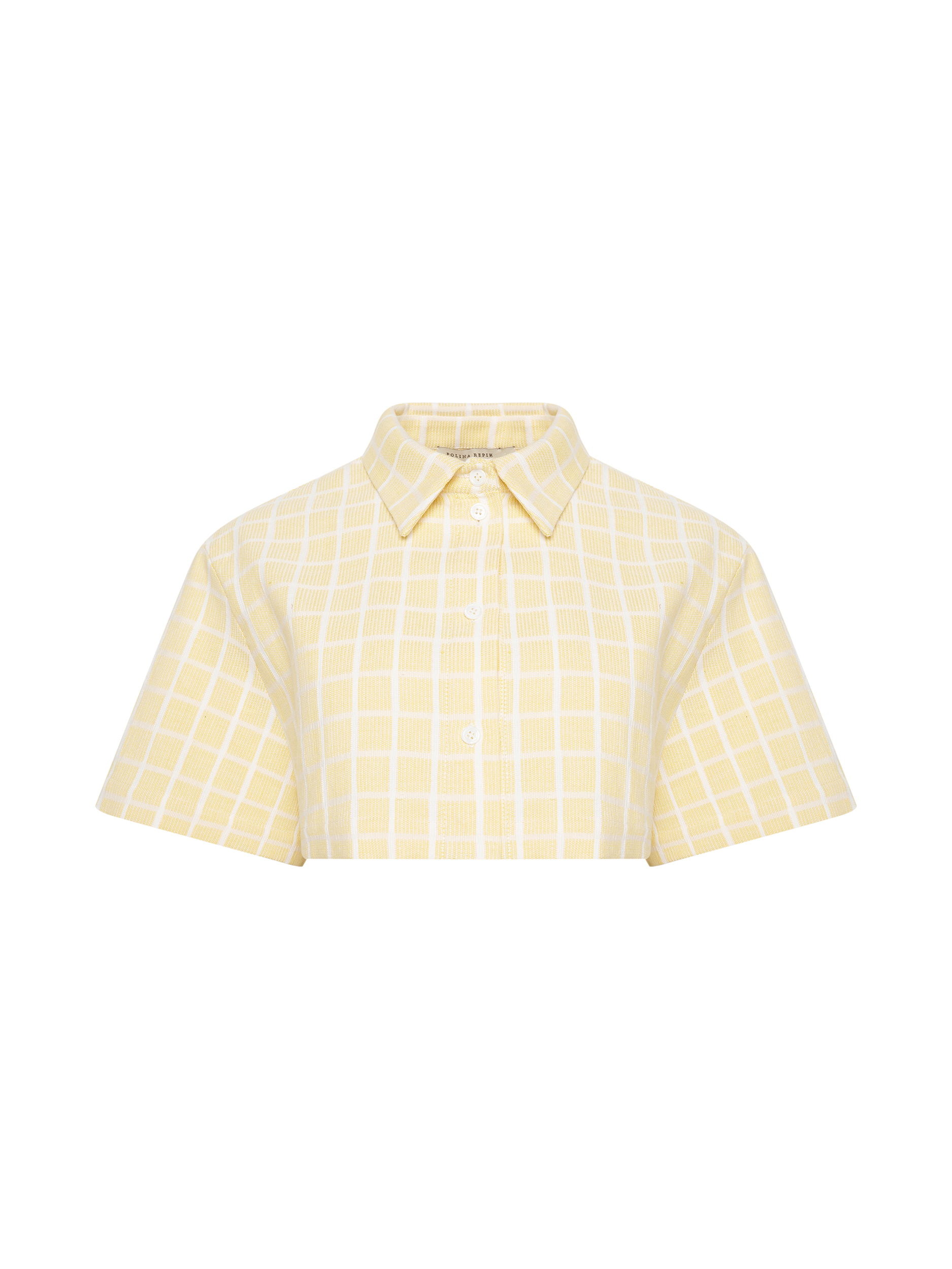 Укороченная рубашка Tender Yellow