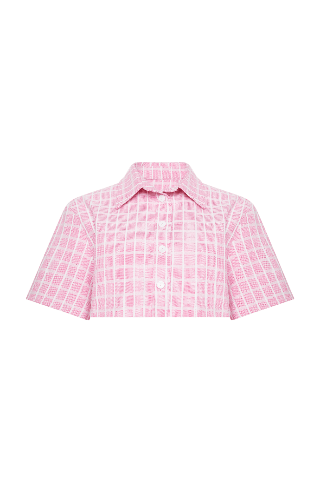 Укороченная рубашка Hot Pink
