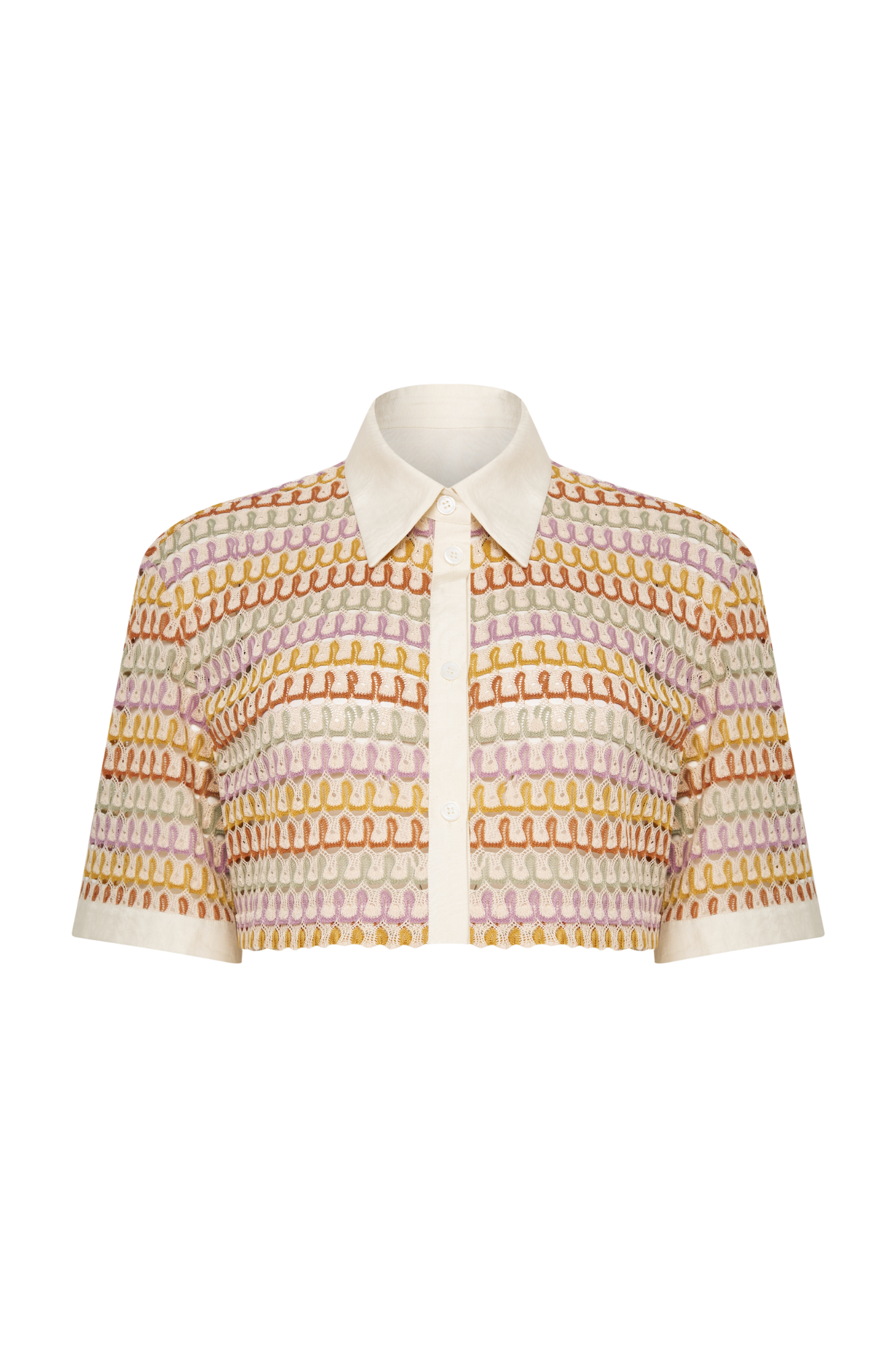 Укороченная рубашка Multicolor