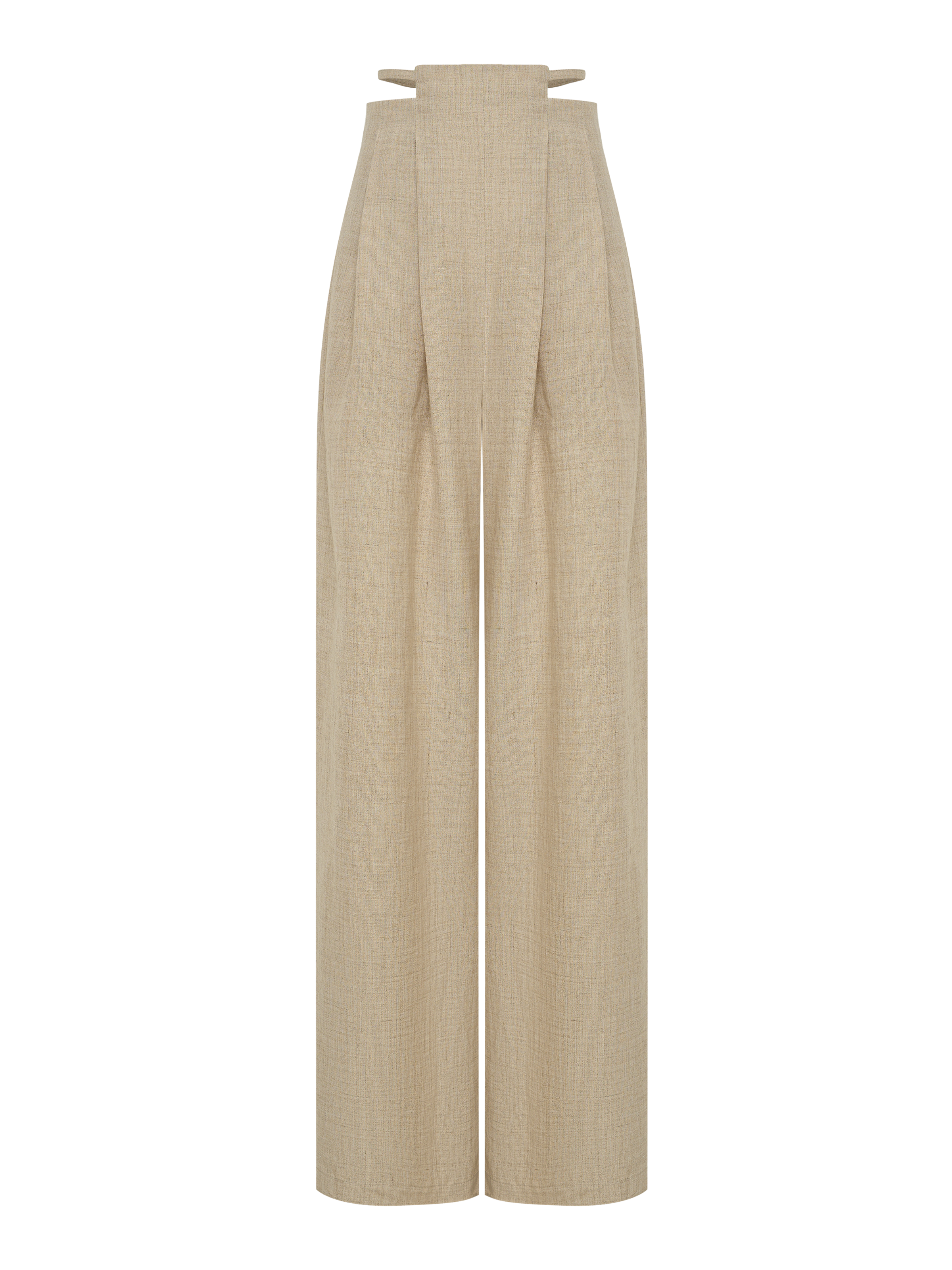 Брюки с пояском на талии Linen