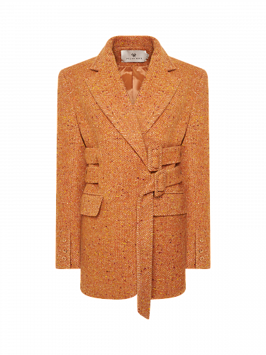 Пиджак с двумя поясами Persimmon Orange